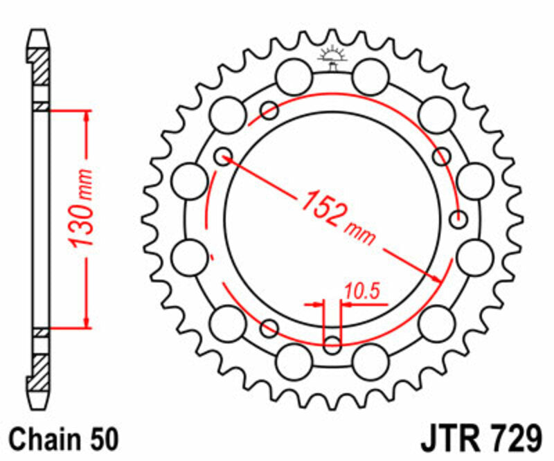 JTSPR RR SPROC 530 STEEL ST 729, 46