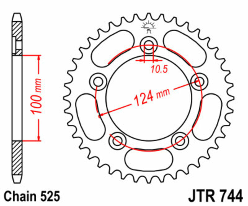 JTSPR RR SPROC 525 STEEL ST 744, 39