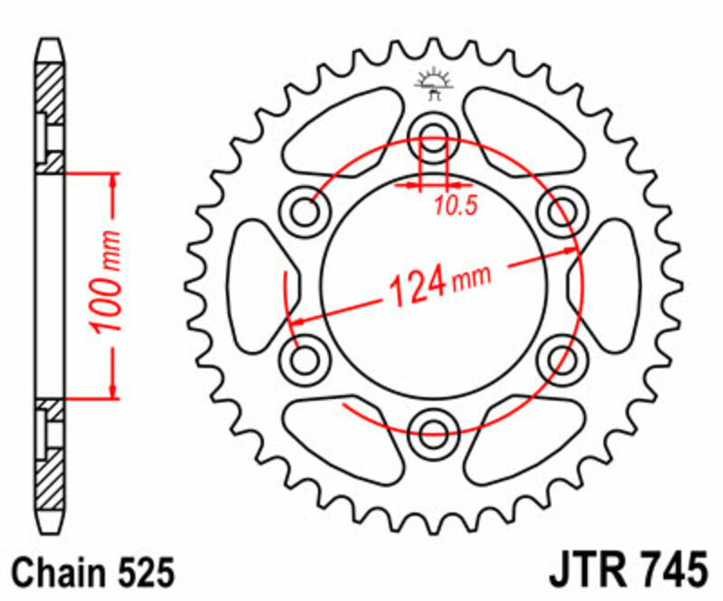 JTSPR RR SPROC 525 STEEL ST 745, 43