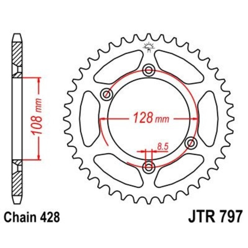 JTSPR RR SPROC 428 STEEL ST 797, 57