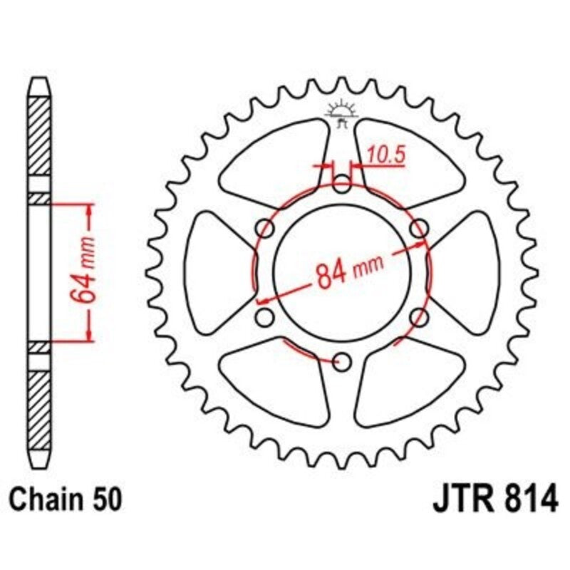 JTSPR RR SPROC 530 STEEL ST 814, 43
