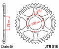 JTSPR RR SPROC 530 STEEL ST 816, 52