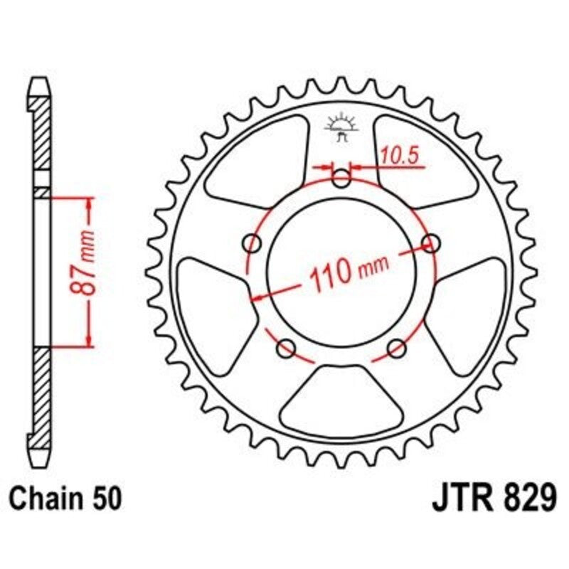 JTSPR RR SPROC 530 ZINC ST 829, 47