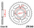 JTSPR RR SPROC 530 STEEL ST 849, 38