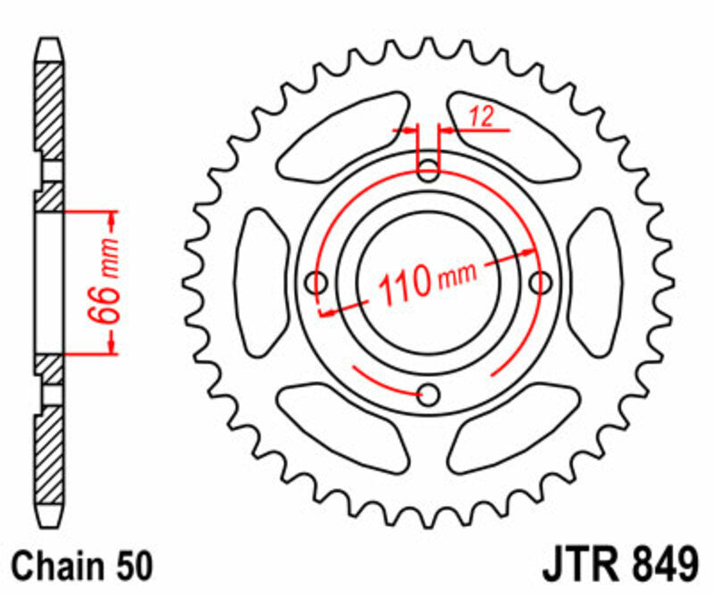 JTSPR RR SPROC 530 STEEL ST 849, 38