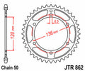 JTSPR RR SPROC 530 STEEL ST 862, 45