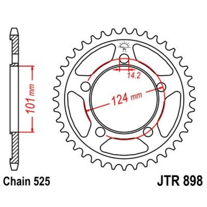 JTSPR RR SPROC 525 ZINC ST 898, 38