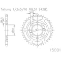 ESJOT RR SPROC 428 STEEL 15001, 41