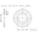 ESJOT RR SPROC 428 STEEL 15052, 54