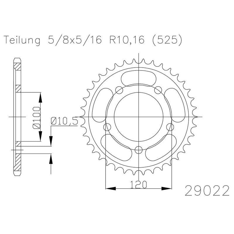 ESJOT RR SPROC 525 STEEL 29022, 43