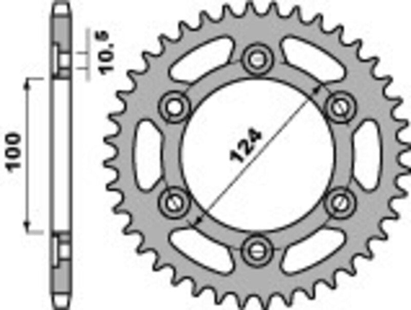 PBR RR SPROC 520 STEEL ST 1027, 48