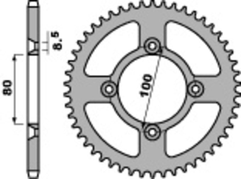 PBR RR SPROC 420 STEEL ST 238, 36