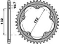 PBR RR SPROC 525 ALU UL HA 4460, 41