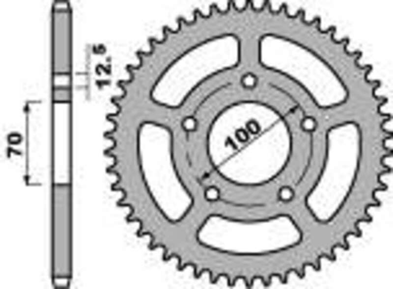 PBR RR SPROC 520 ALU UL HA 4647, 44