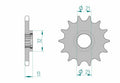 AFAM FR SPROC 428 STEEL ST 21311, 14