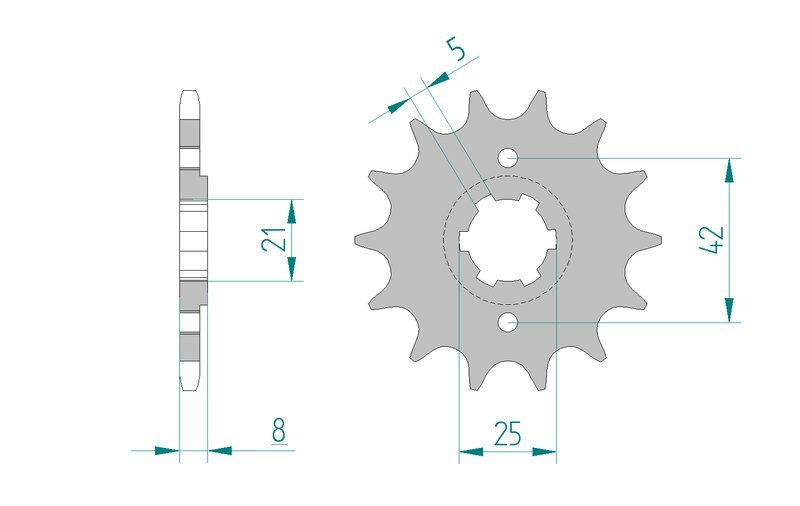 AFAM FR SPROC 520 STEEL ST 21502, 14