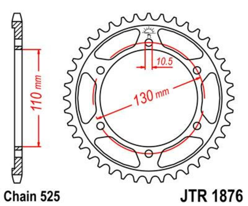 JTSPR RR SPROC 525 STEEL ST 1876, 43