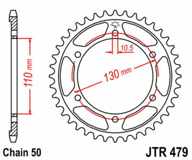 JTSPR RR SPROC 530 STEEL ST 479, 48