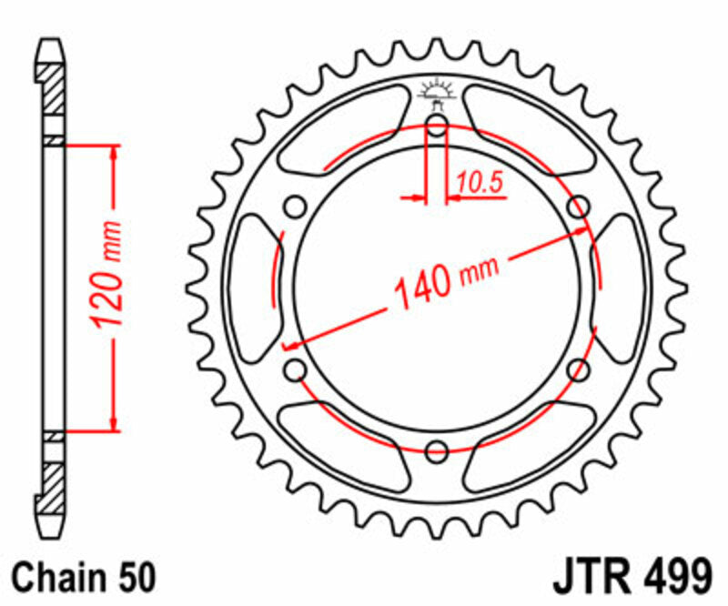 JTSPR RR SPROC 530 STEEL ST 499, 43