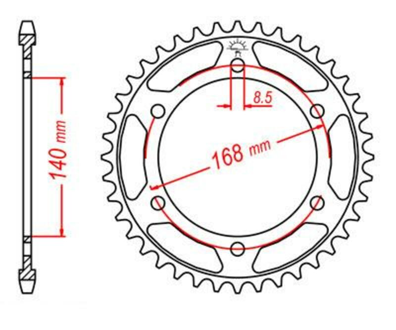 JTSPR RR SPROC 525 STEEL ST 6, 47