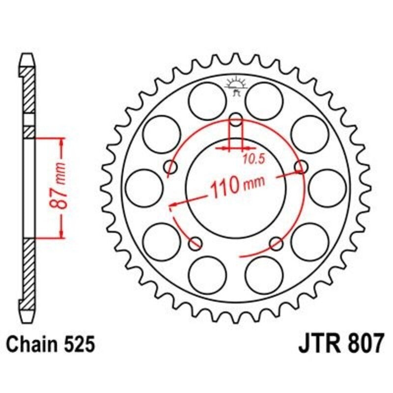 JTSPR RR SPROC 525 STEEL ST 807, 46