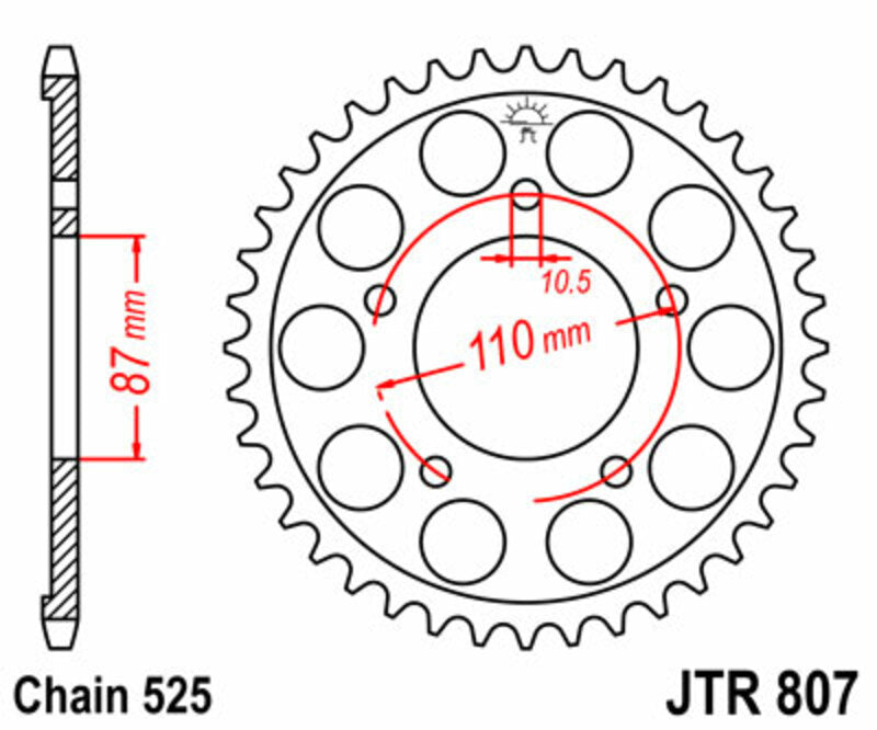 JTSPR RR SPROC 525 STEEL ST 807, 48