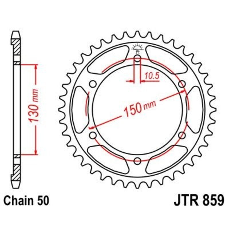 JTSPR RR SPROC 530 STEEL ST 859, 42