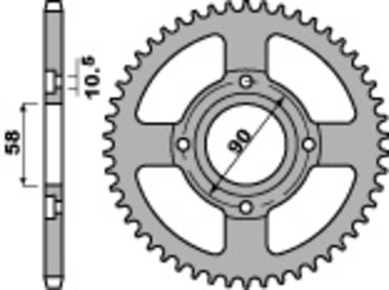 PBR RR SPROC 520 STEEL ST 279, 32