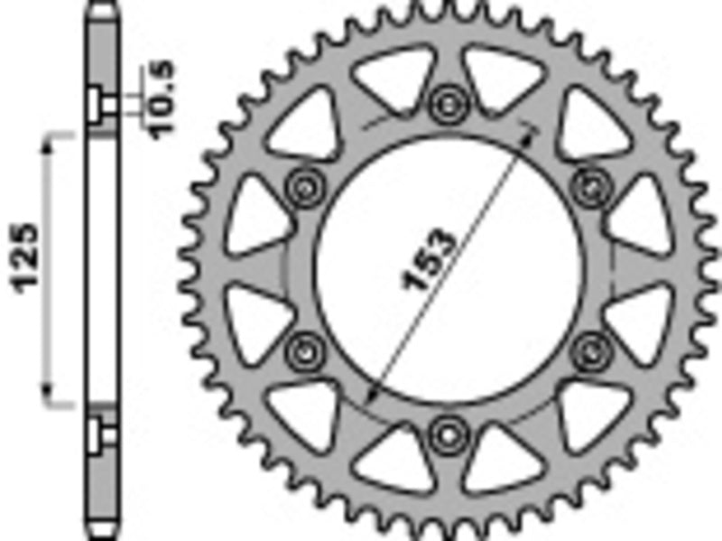 PBR RR SPROC 520 STEEL ST 288, 41