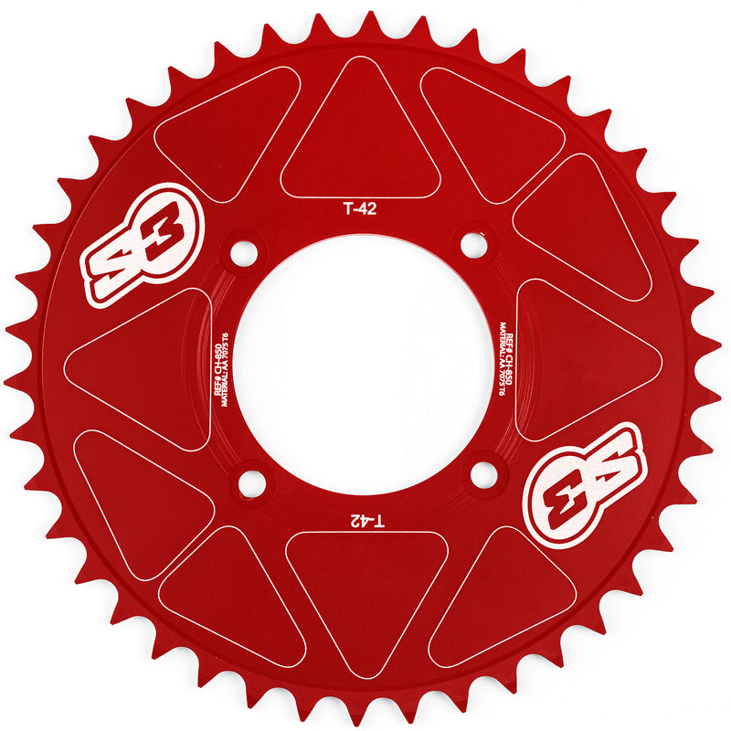 S3 RR SPROC 520 ALU UL HA, 42, RED