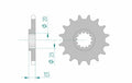AFAM FR SPROC 428 STEEL ST 22201, 15
