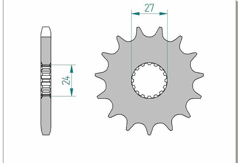 AFAM FR SPROC 530 STEEL ST 22900, 17