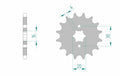 AFAM FR SPROC 428 STEEL ST 24200, 15