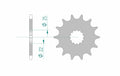 AFAM FR SPROC 520 STEEL ST 27500, 17
