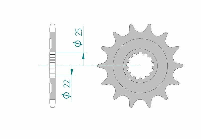 AFAM FR SPROC 520 STEEL SC 27502, 13