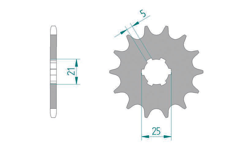 AFAM FR SPROC 520 STEEL SC 30300, 13