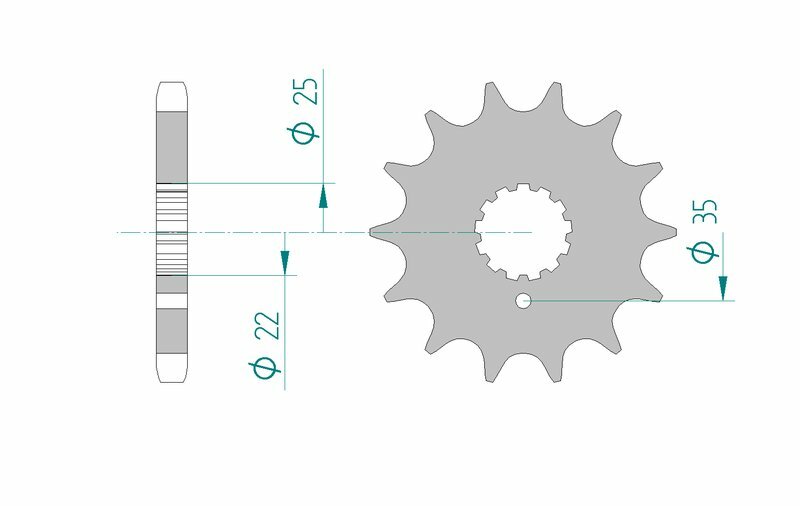 AFAM FR SPROC 630 STEEL ST 33600, 15