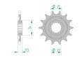 AFAM FR SPROC 520 STEEL ST 43400, 14