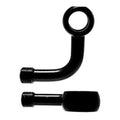 VENHI ANGLED COUPLING 90° LONG M10, BLK