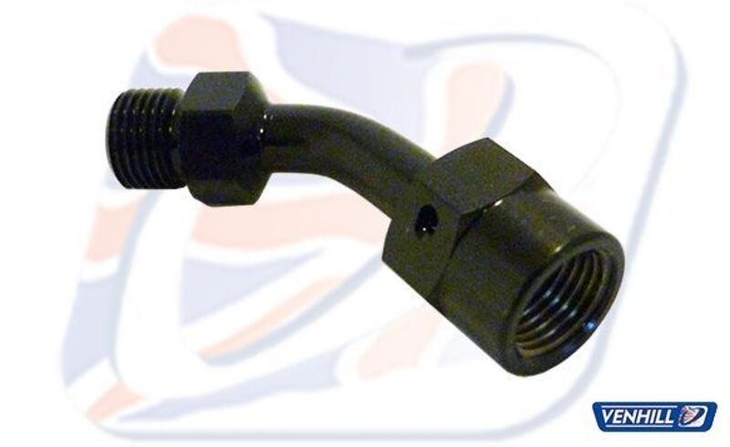 VENHI CONNECTOR 45°, BLK