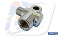VENHI CONNECTOR 90° M10X1,00, CHR