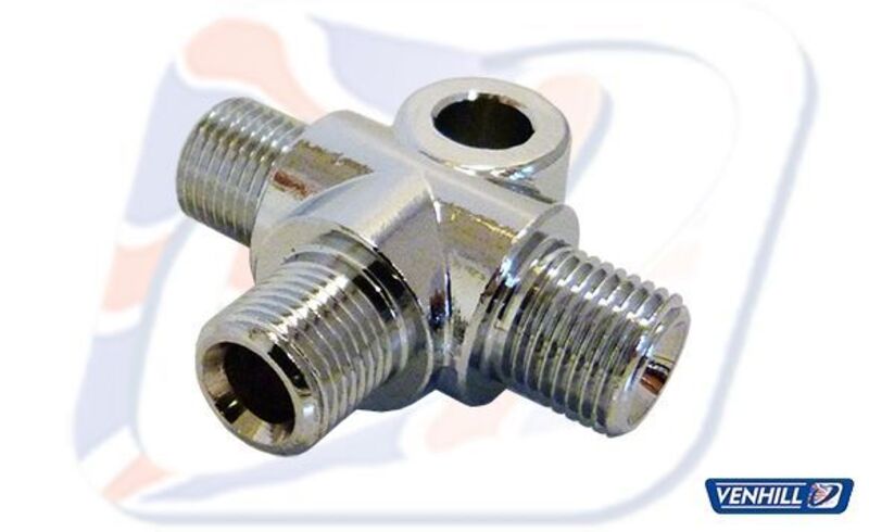 VENHI T CONNECTOR MALE M6, CHR