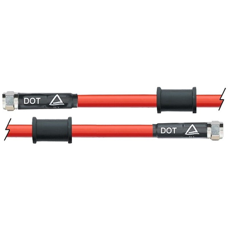VENHI HOSE 1425MM, RED/CHR