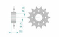 AFAM FR SPROC 520 STEEL ST 61601, 15