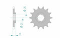 AFAM FR SPROC 520 STEEL ST 70600, 16