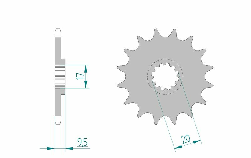 AFAM FR SPROC 520 STEEL SC 94120, 13