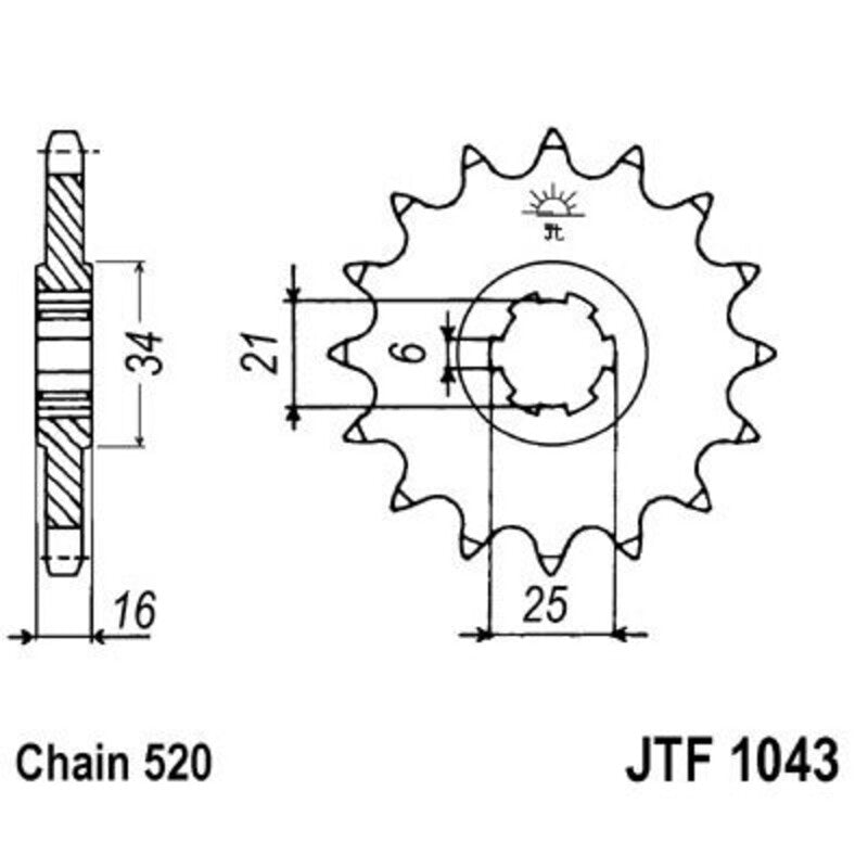 JTSPR FR SPROC 520 STEEL ST 1043, 14