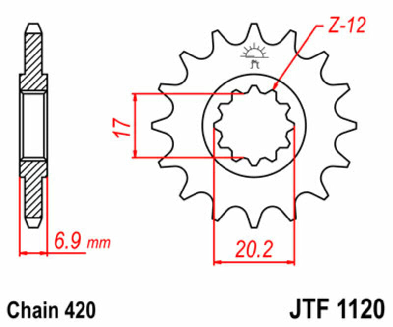 JTSPR FR SPROC 420 STEEL ST 1120, 11