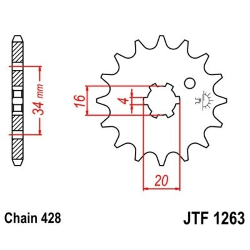 JTSPR FR SPROC 428 STEEL ST 1263, 12