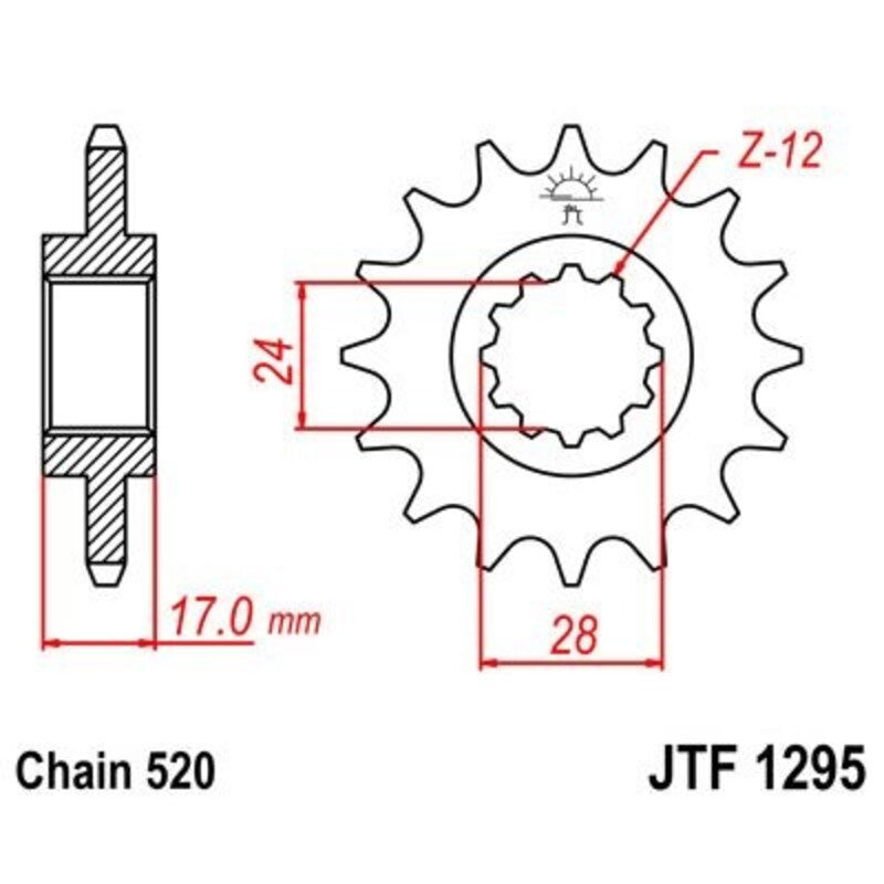 JTSPR FR SPROC 520 STEEL ST 1295, 13